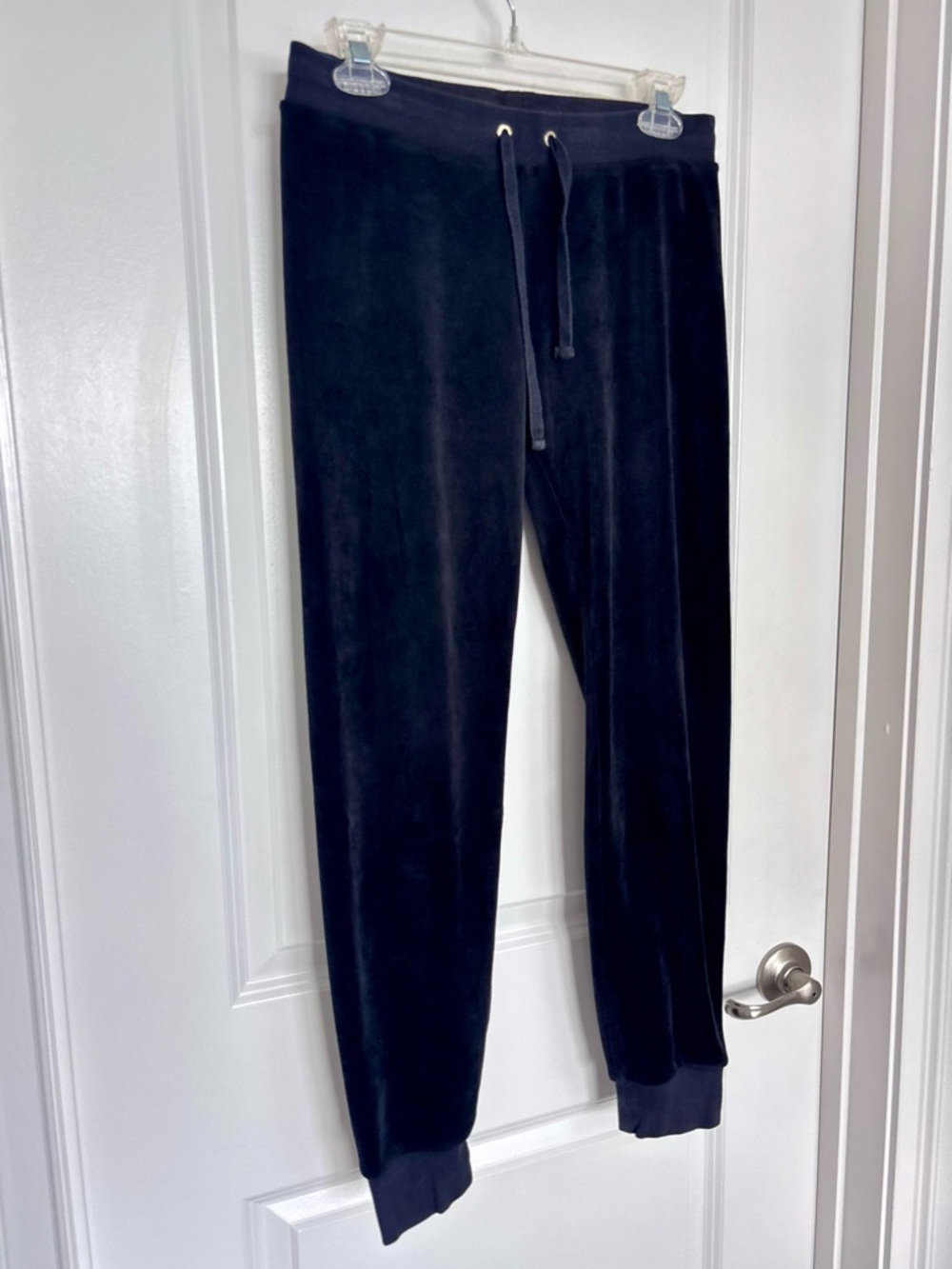 Y2K Juicy Couture Black Label Velour Sweatpants 2000s Joggers Streetwear